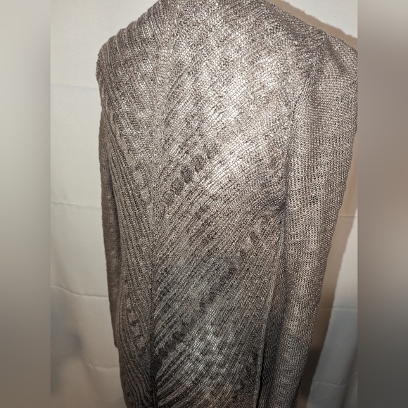 Cloud Chaser Cardigan sweater Size Medium Taupe - Picture 4 of 6